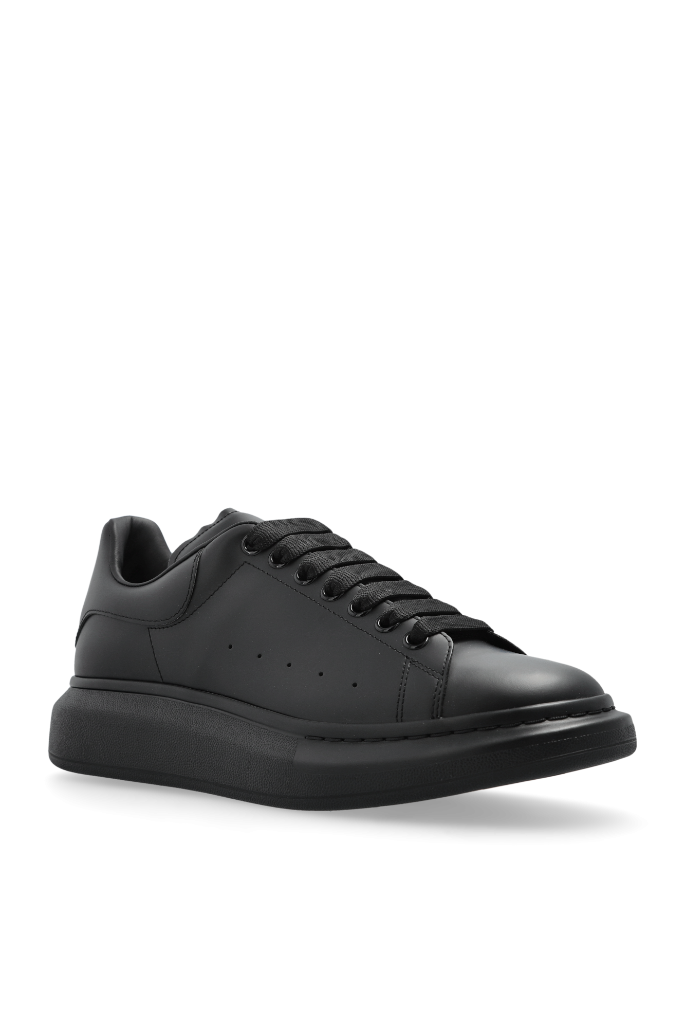スニーカー ALEXANDER MCQUEEN Black Leather Sneakers Black Sneakers New Tech Alexander McQueen - Vitkac Canada